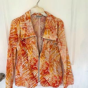 Chicos multicolored zip jacket.